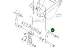 Палец 21W-70-31650 Komatsu