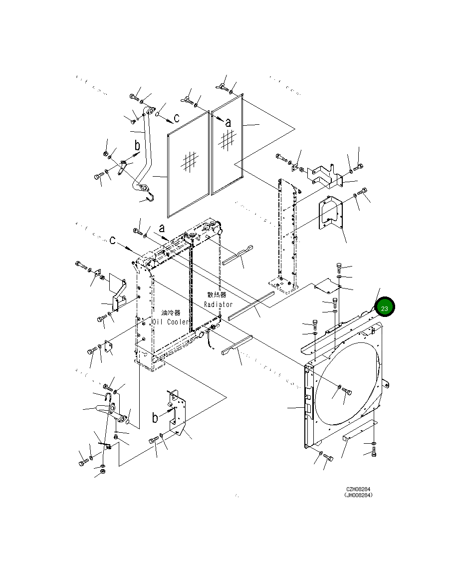 Кронштейн 207-03-72880 Komatsu