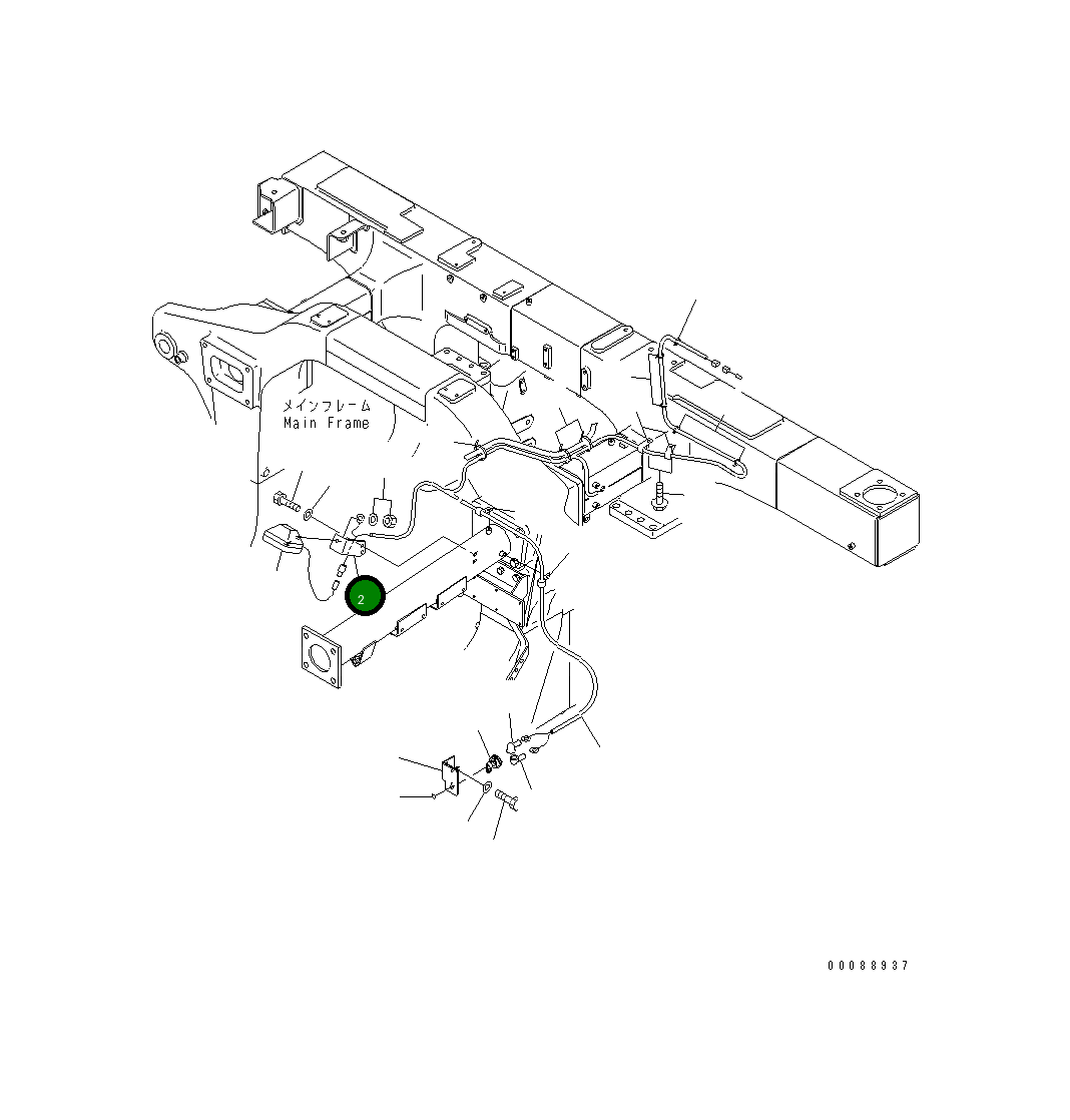 Кронштейн 569-85-88420 Komatsu