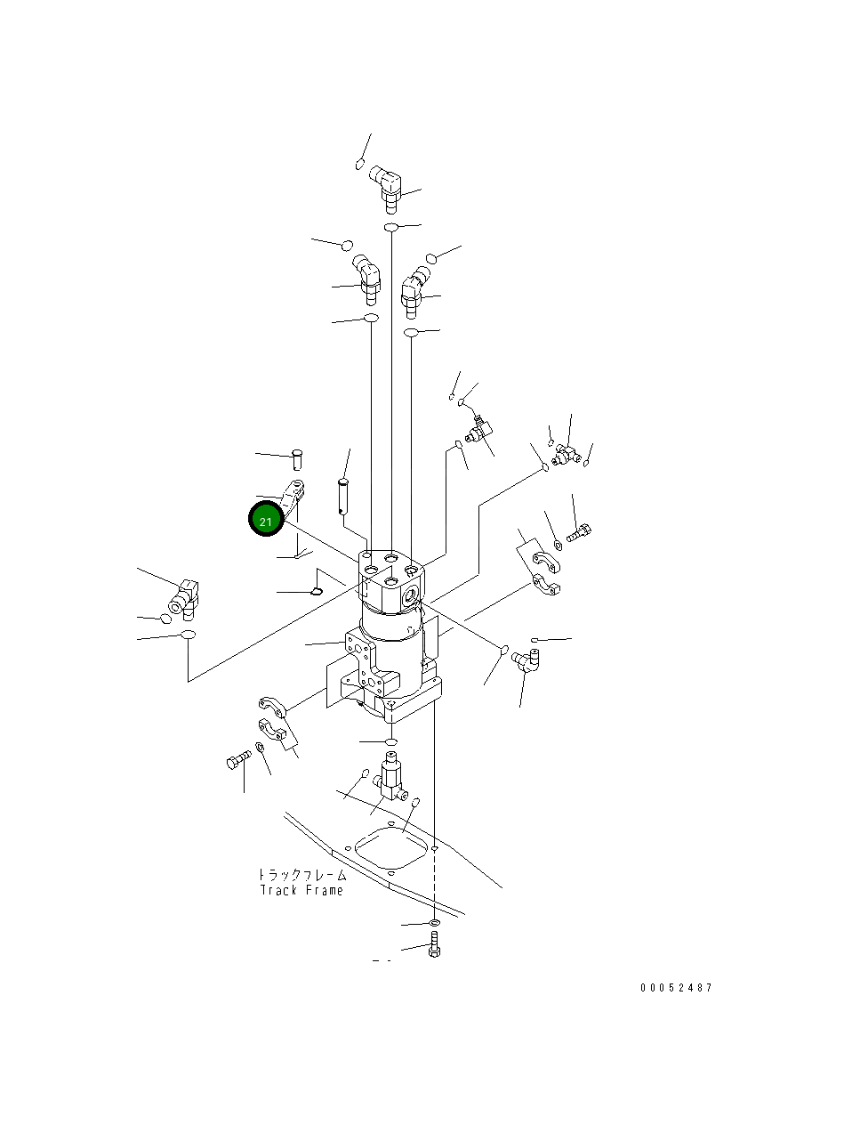 Кронштейн 22U-62-29790 Komatsu