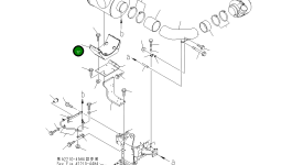 Кронштейн 6261-11-4530 Komatsu