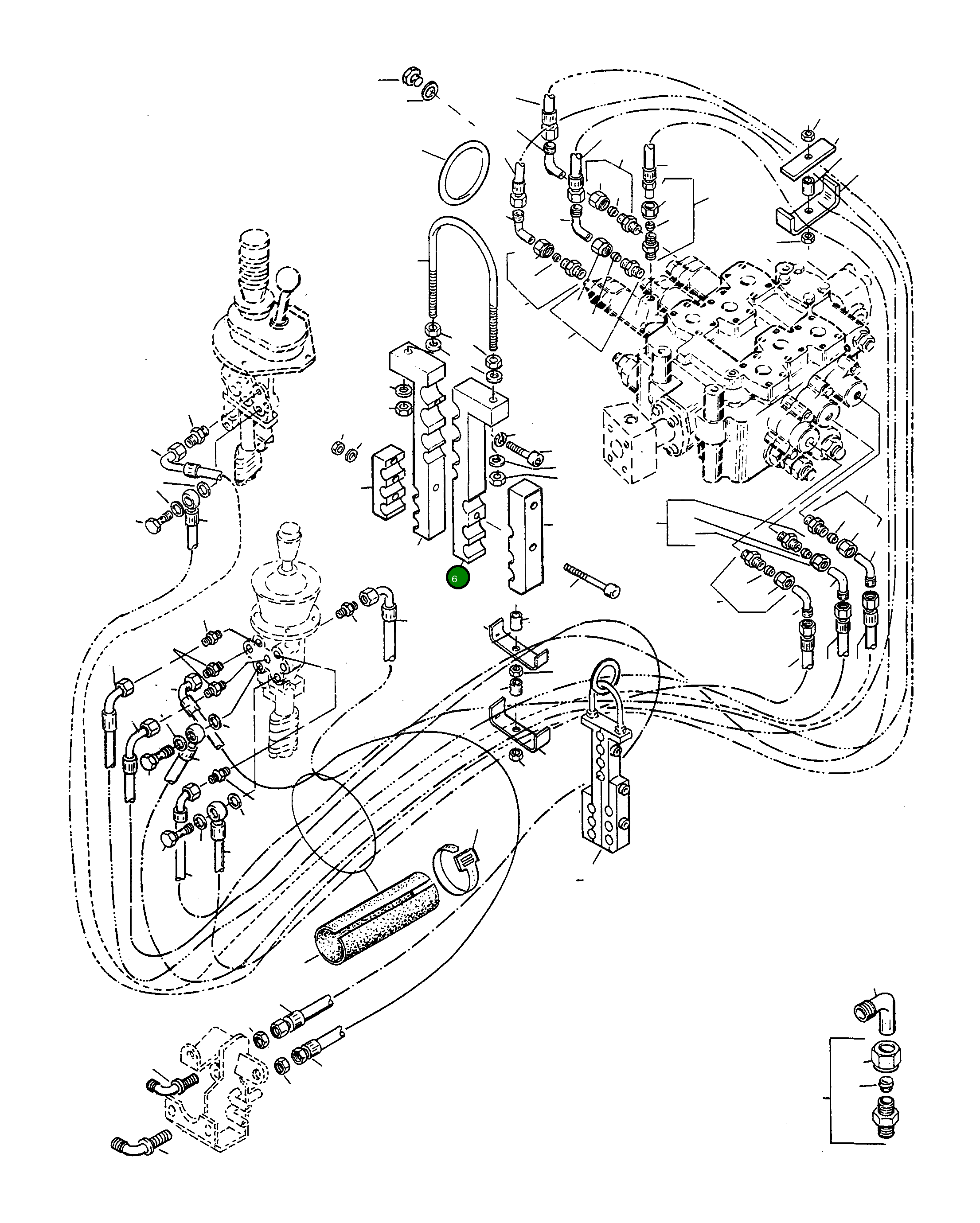 Кронштейн 4215845M91 Komatsu