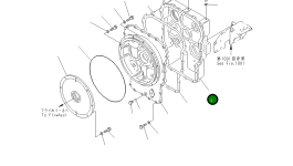 Корпус 26C-19-11120 Komatsu