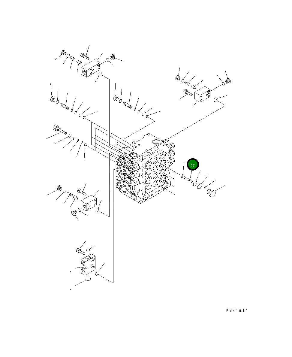 Обратный клапан TM3513-207 Komatsu