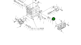 Колпак TM3526-576 Komatsu