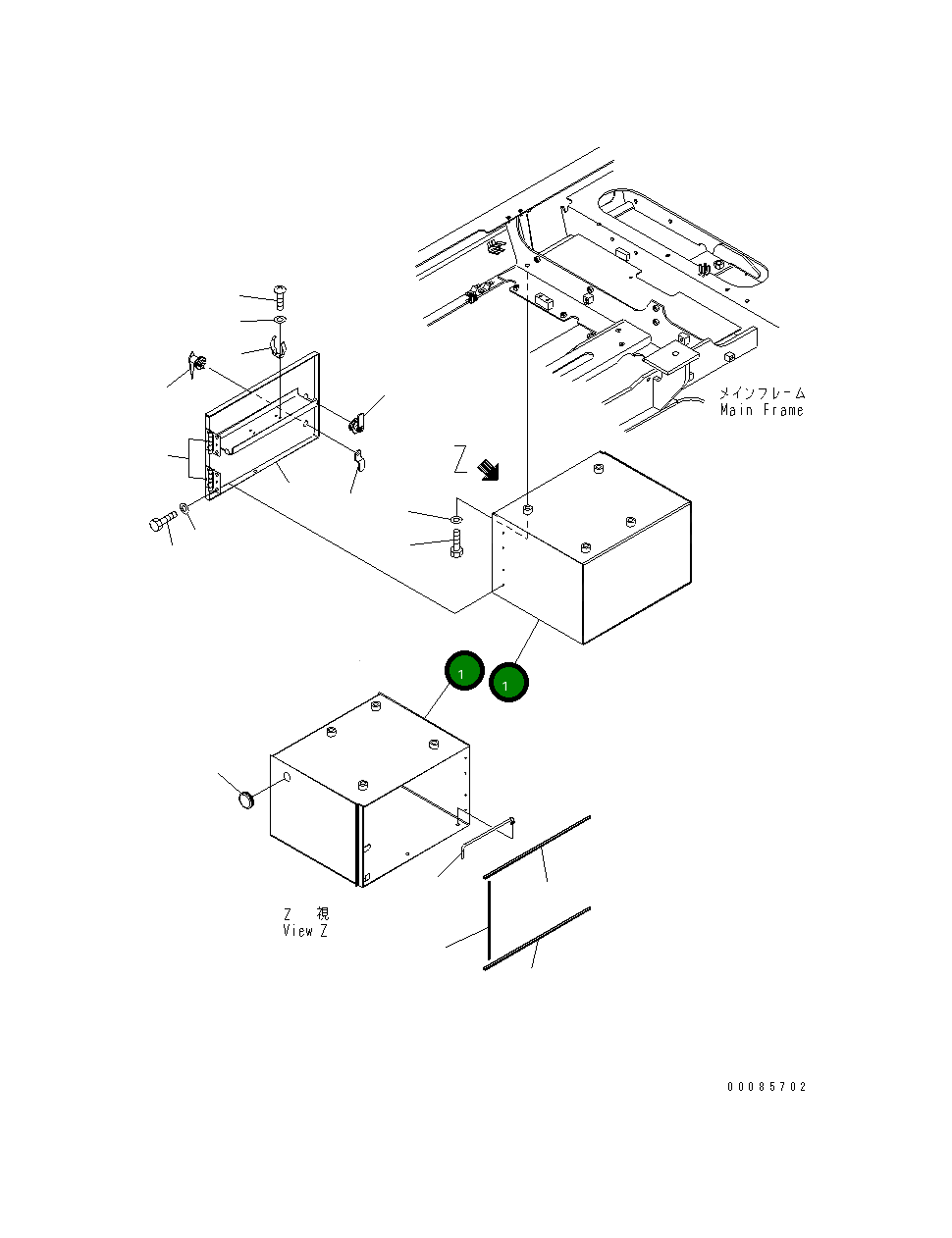 Корпус 8240-54-1354 Komatsu