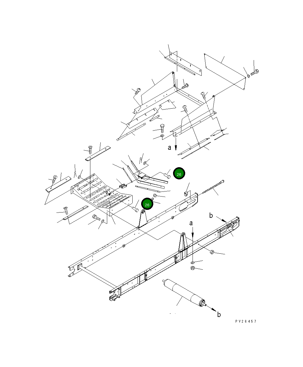 Палец 23S-43-14310 Komatsu