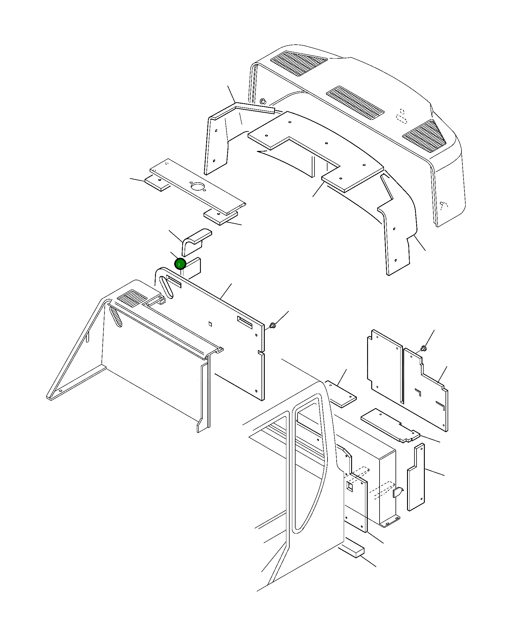 Лист 22E-54-11541 Komatsu