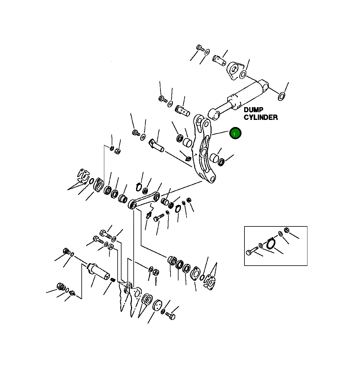 Коромысло в сборе (стандартная машина) 426-70-00021 Komatsu