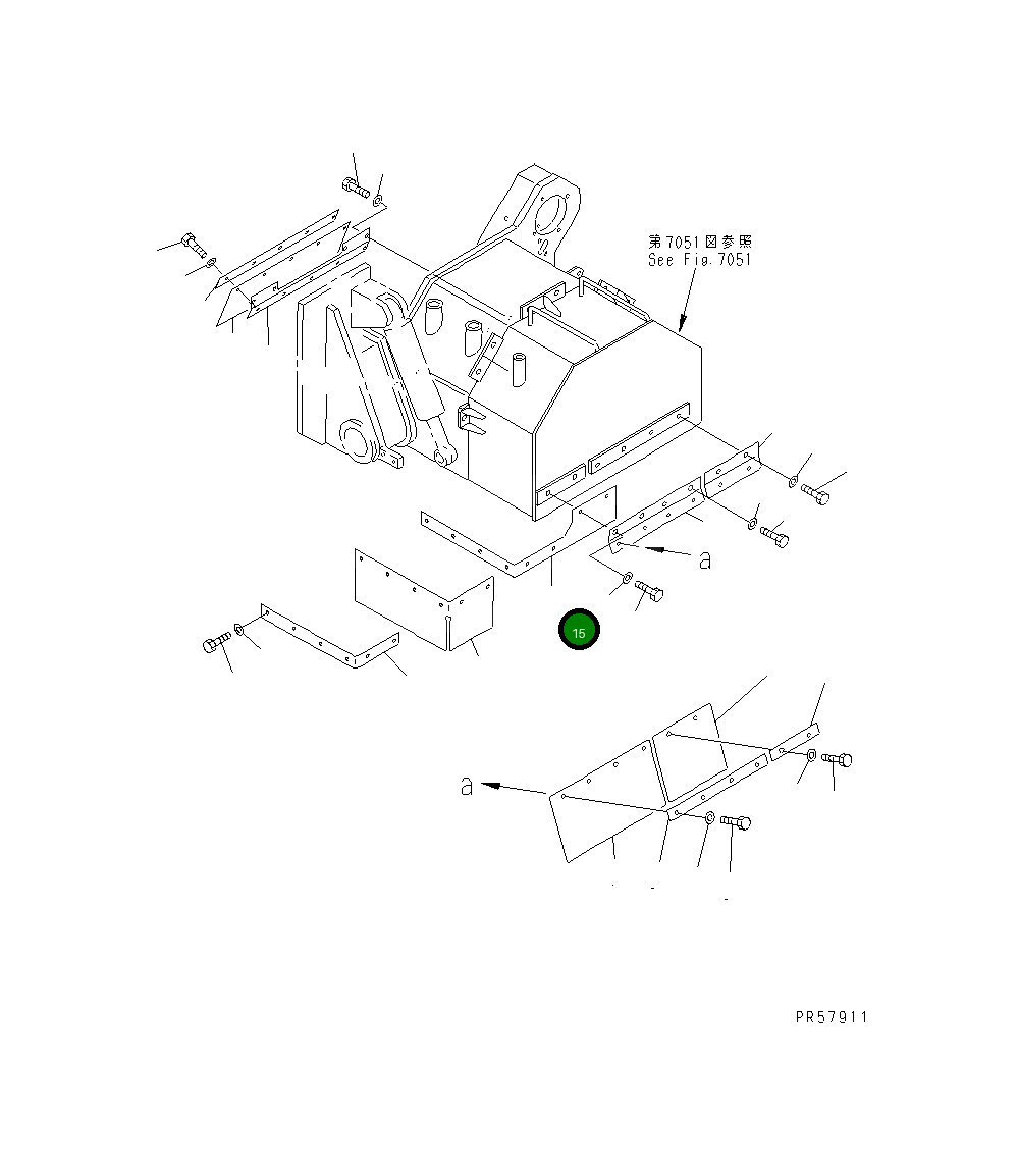 Кронштейн 26A-870-1P10 Komatsu
