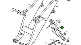 Коромысло с втулками, левый наклон 602 152 C11 Komatsu