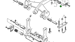 Палец 4250120M1 Komatsu
