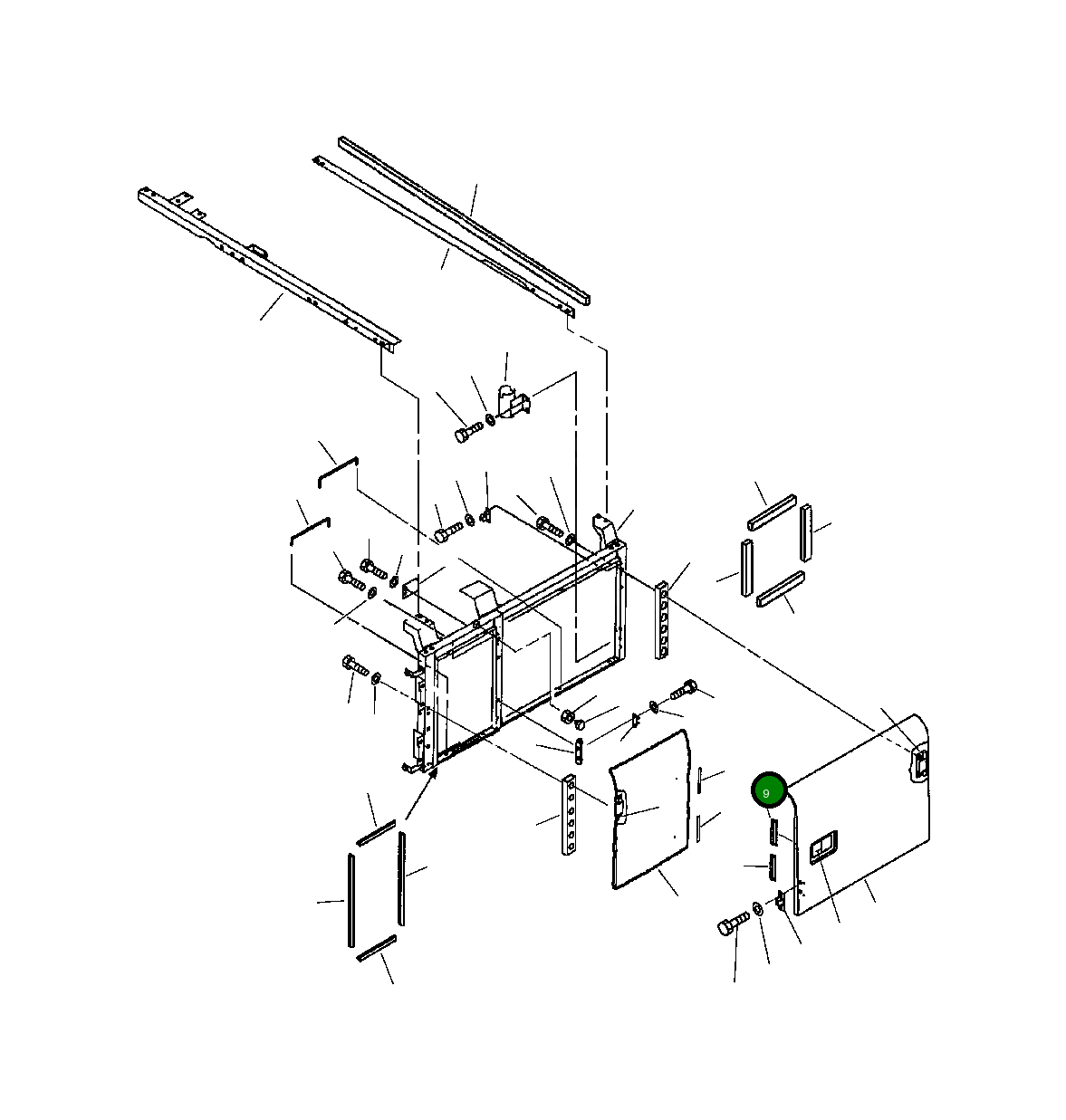 Лист 20Y-54-A1610 Komatsu