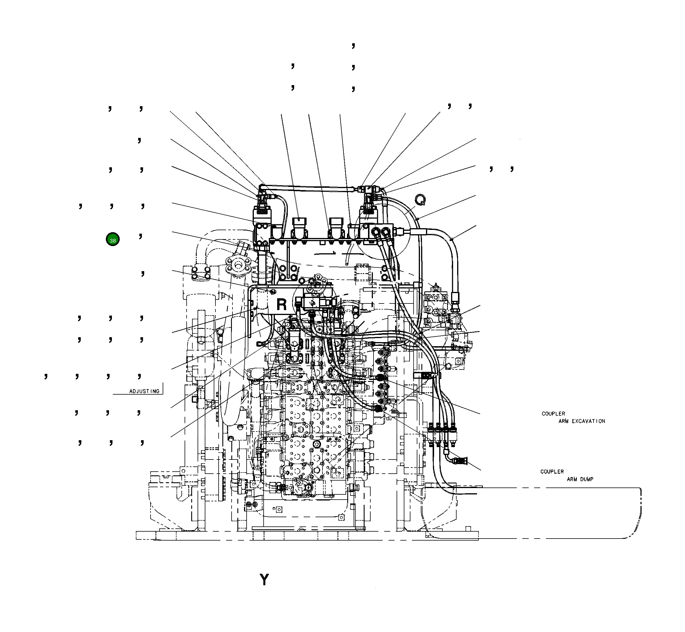 Кронштейн 208-62-85240 Komatsu