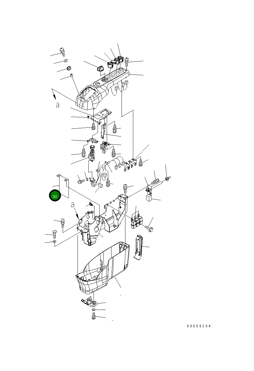 Лист 22U-43-23250 Komatsu