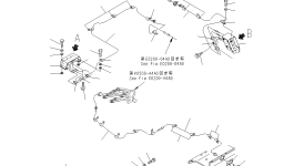 Кронштейн 569-86-87321 Komatsu