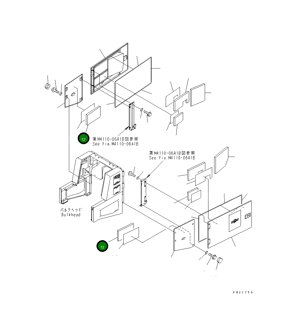 Лист 426-Z90-3760 Komatsu