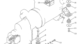 Кронштейн 419-14-11110 Komatsu