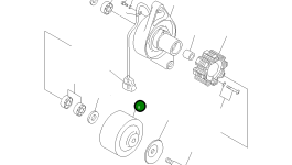 Маховик YMXM82110 Komatsu