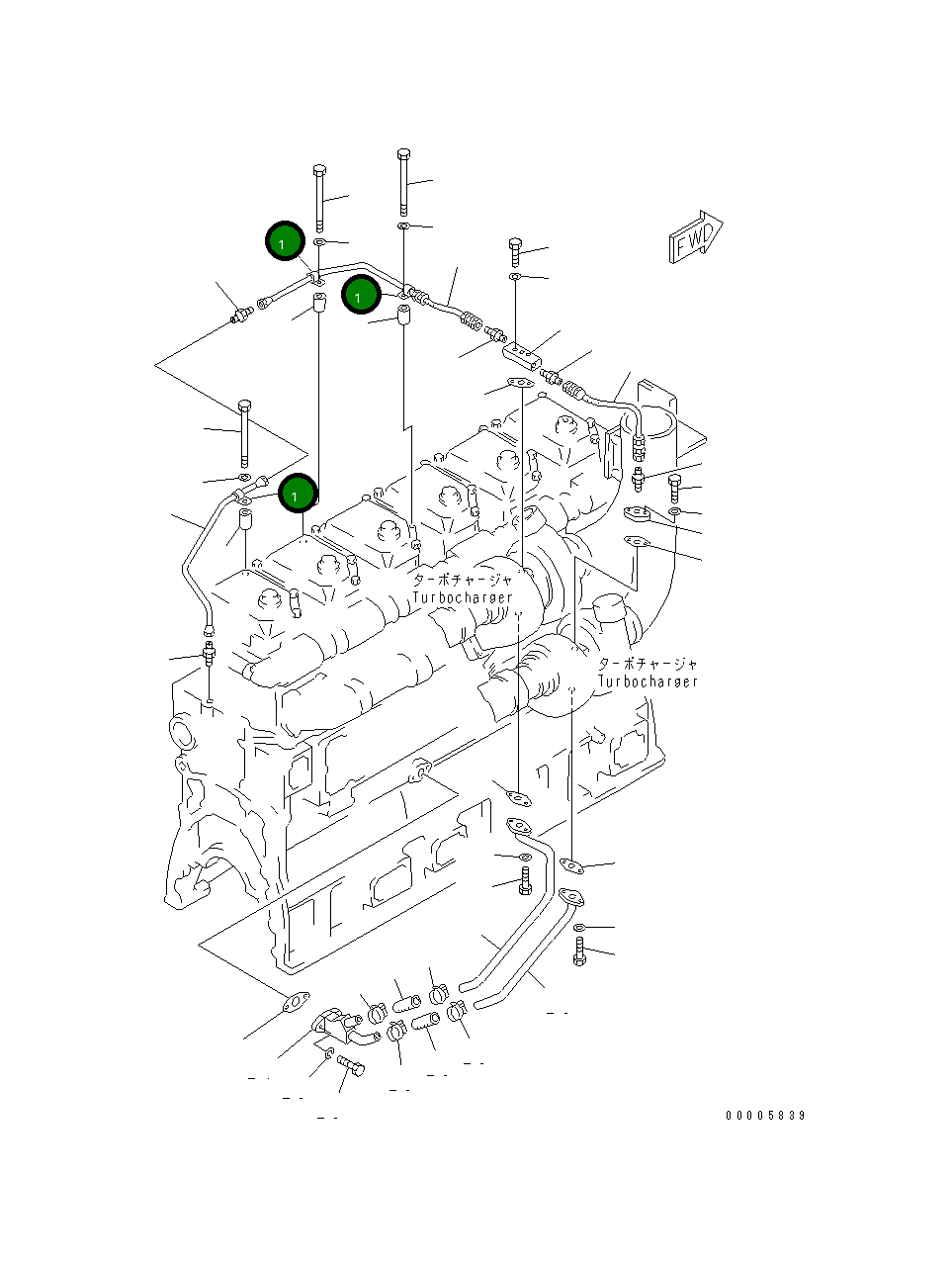 Клипса 6162-54-8550 Komatsu