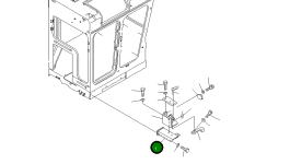 Кронштейн 156-911-1710 Komatsu