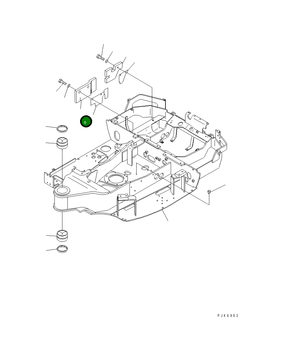 Лист 20T-46-82520 Komatsu