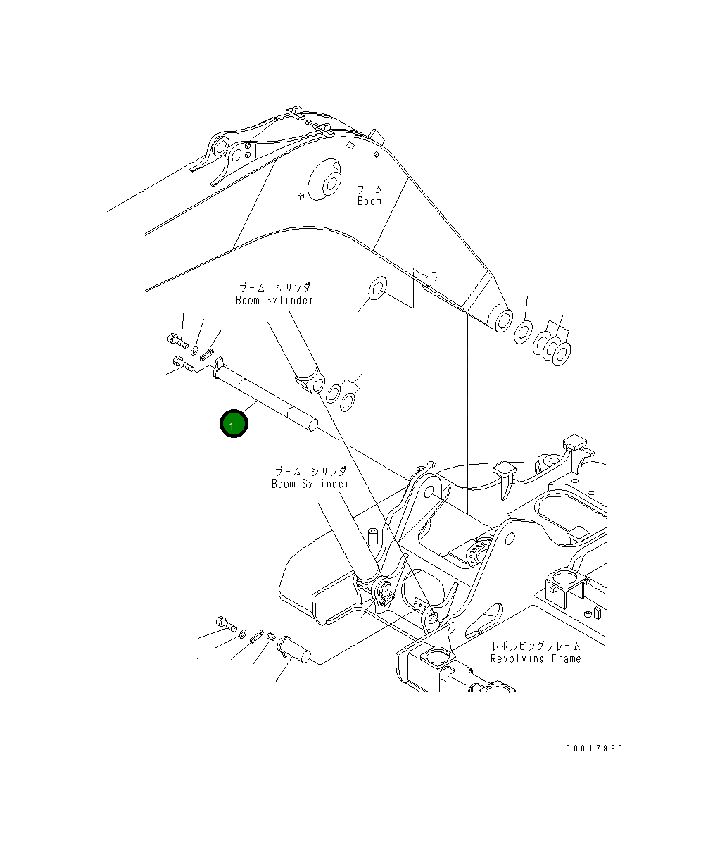 Палец 22B-70-11310 Komatsu