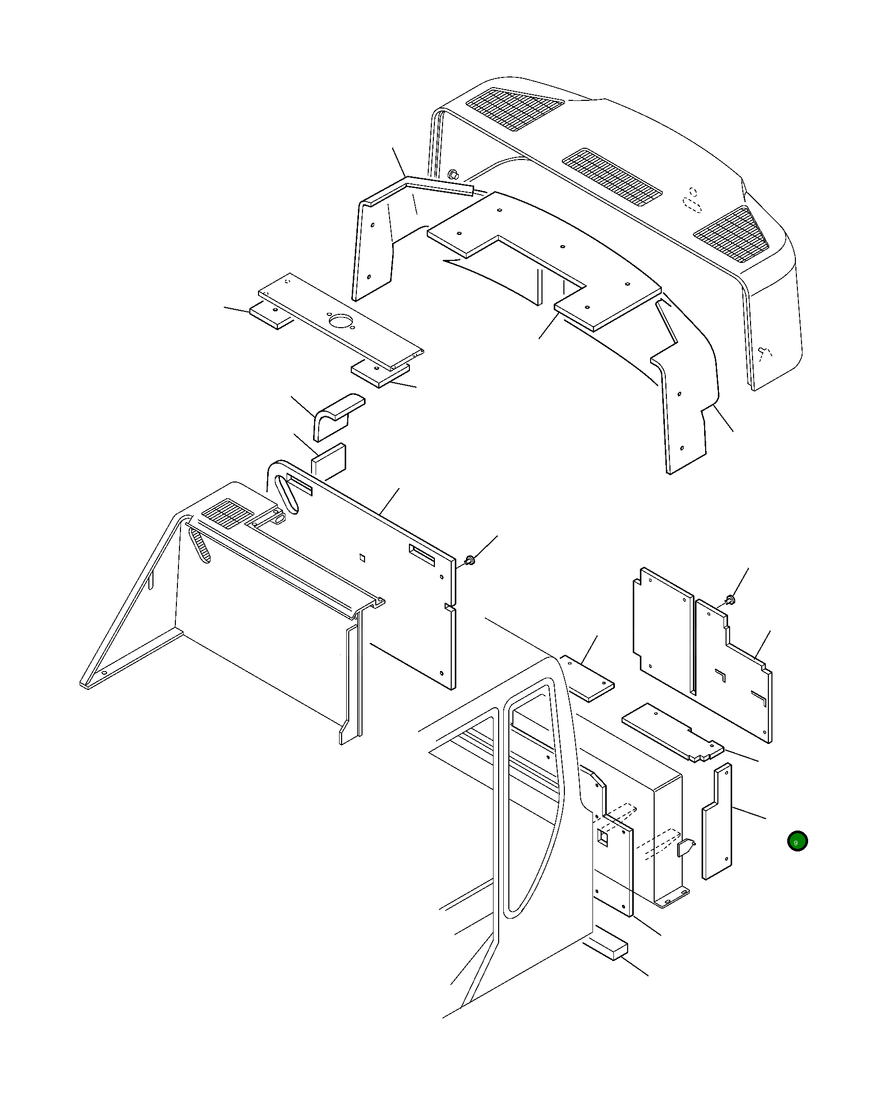 Лист 22E-54-11961 Komatsu