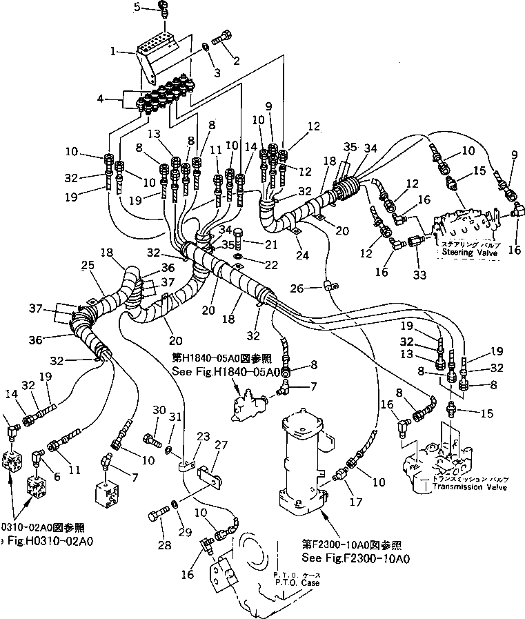 Шланг 07086-00216 Komatsu