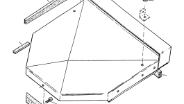Крыша 4003516M91 Komatsu