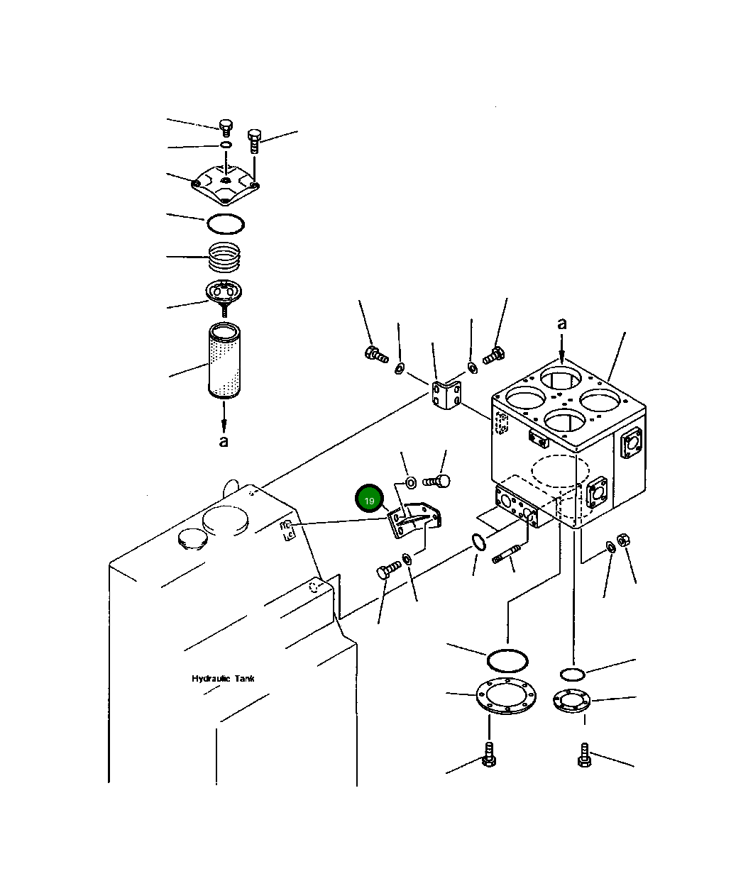 Кронштейн 427-60-15150 Komatsu