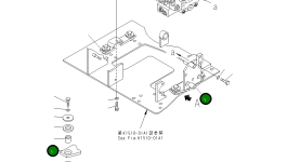 Кронштейн 21X-60-31151 Komatsu