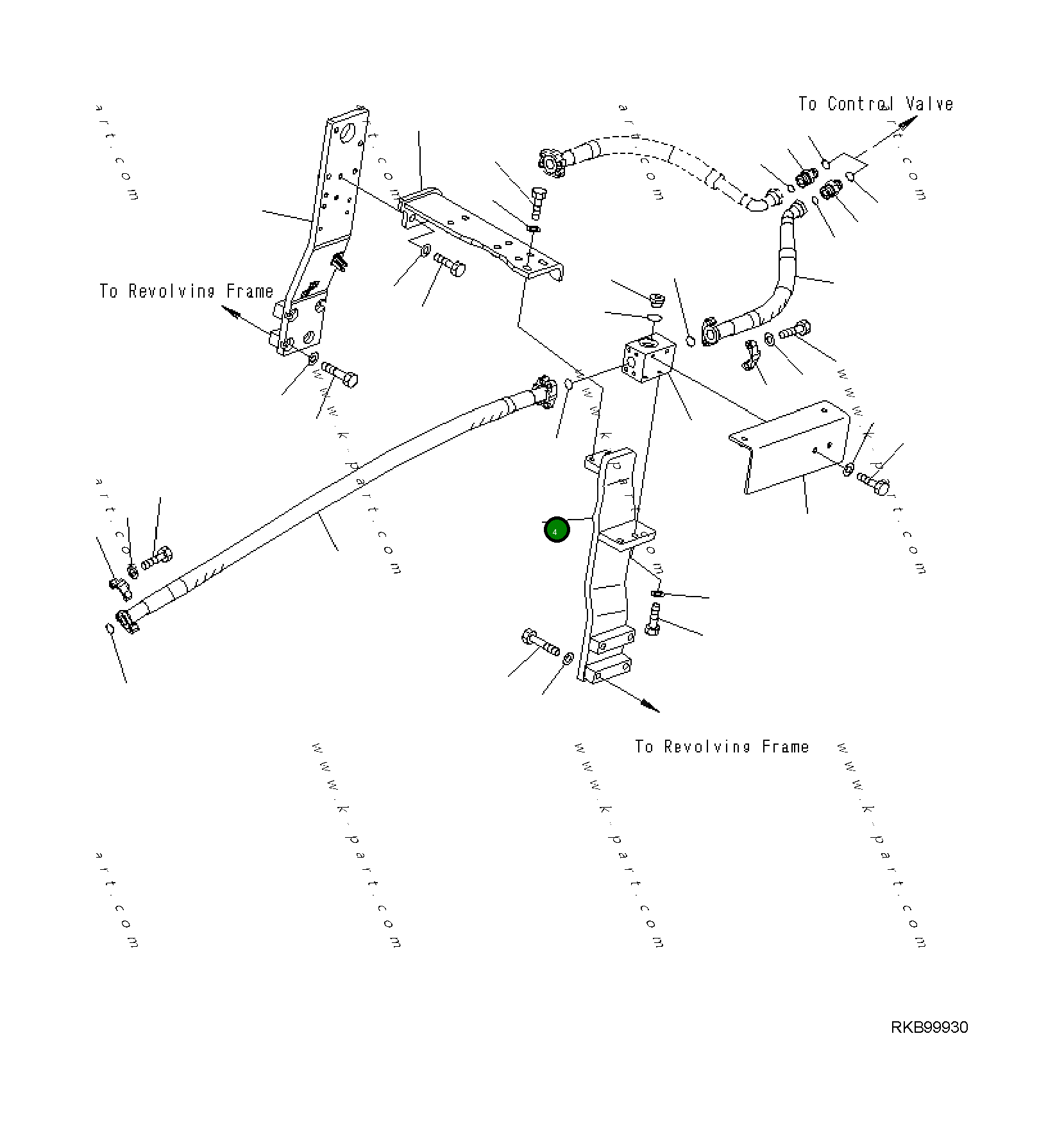 Кронштейн 21K-62-42560 Komatsu