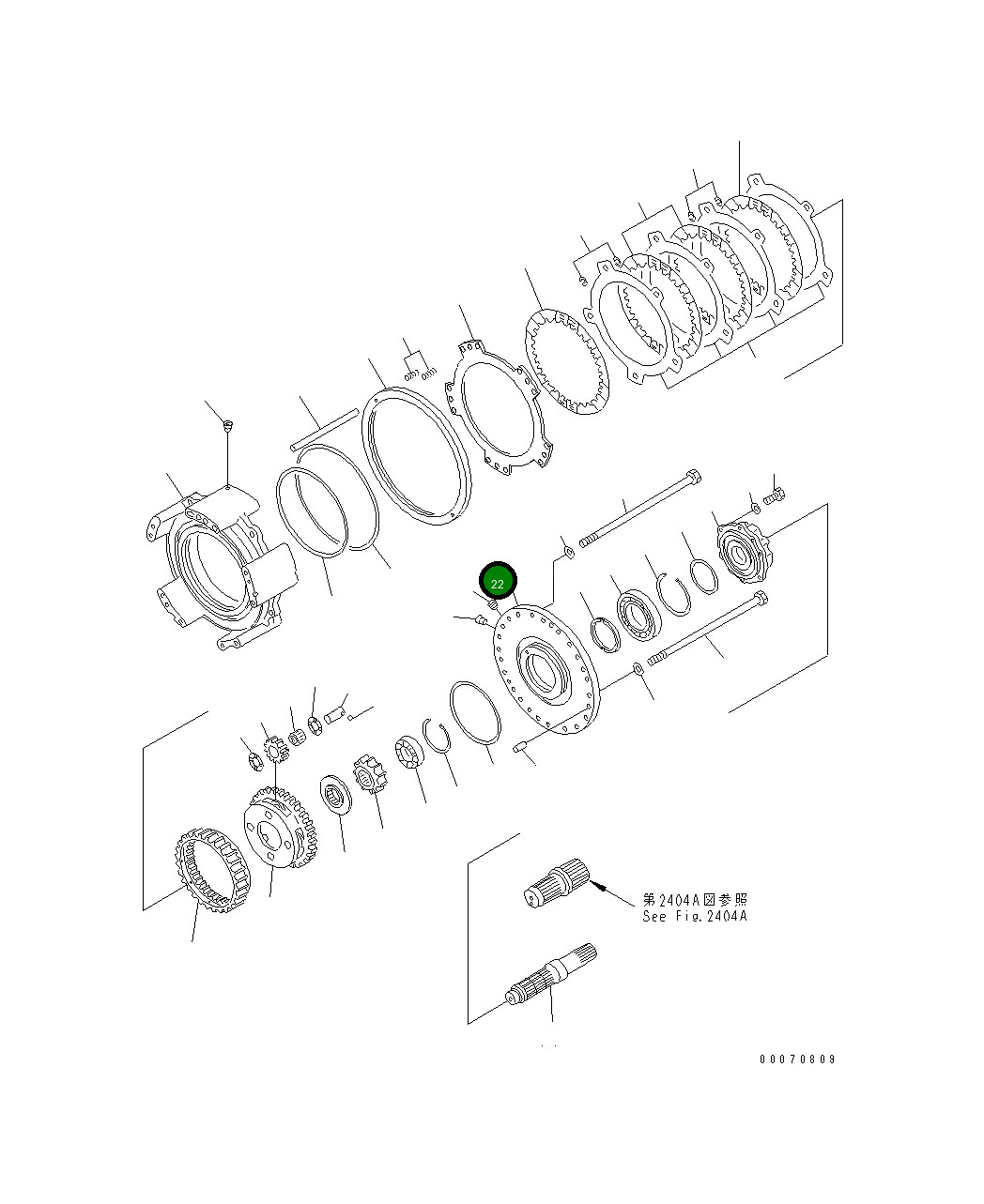 Клетка 235-15-21221 Komatsu