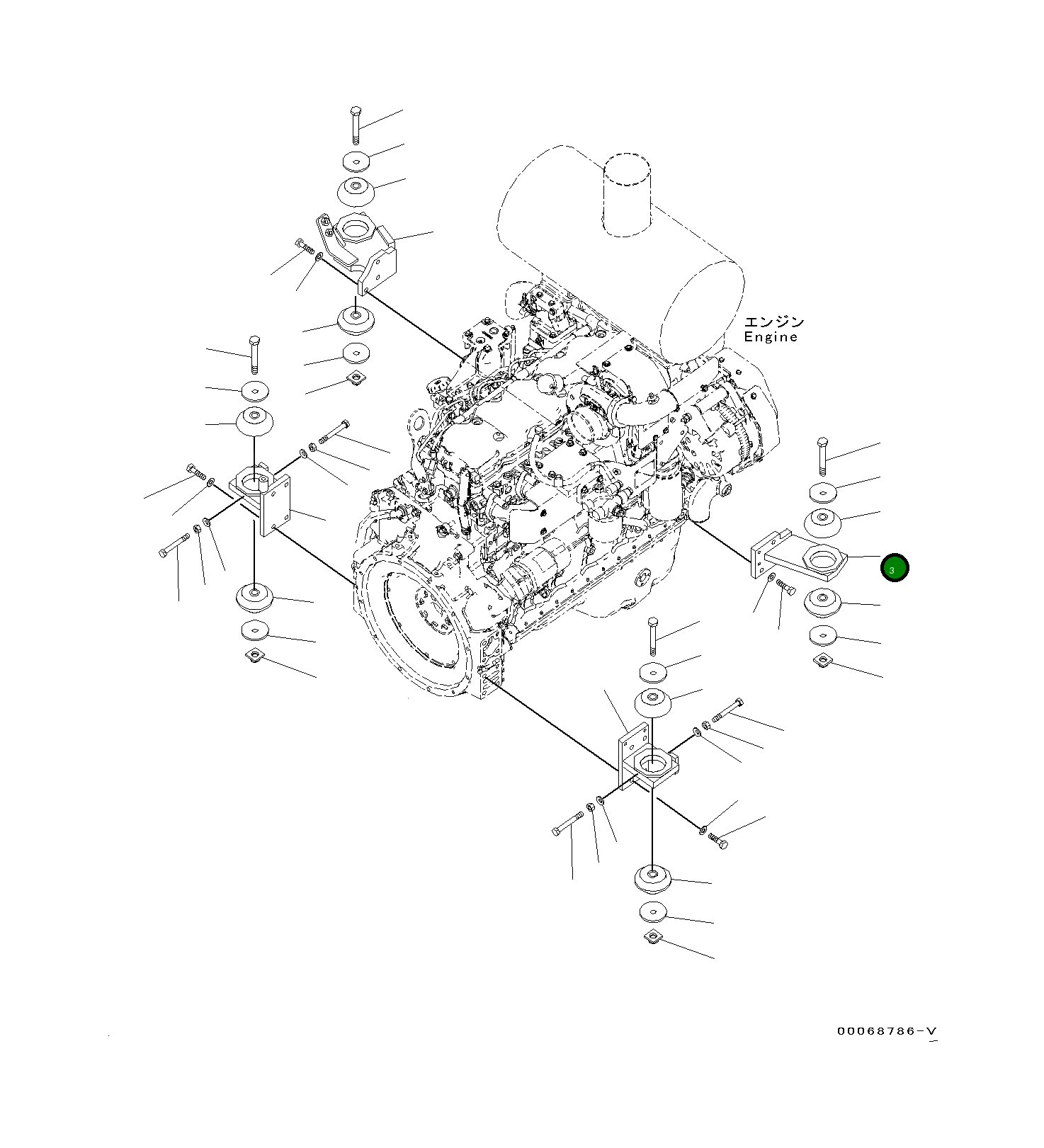 Кронштейн 419-01-48162 Komatsu