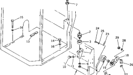 Кронштейн 21X-54-14210 Komatsu