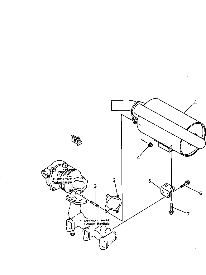 Кронштейн YM129322-18150 Komatsu