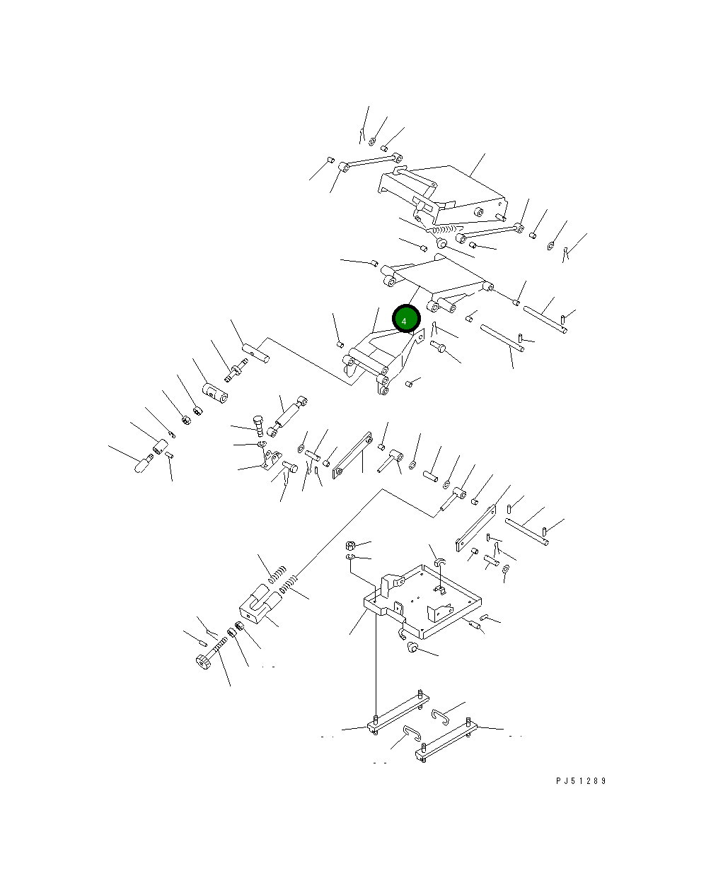 Кронштейн 232-57-57320 Komatsu