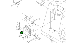 Кронштейн 11Y-43-12211 Komatsu