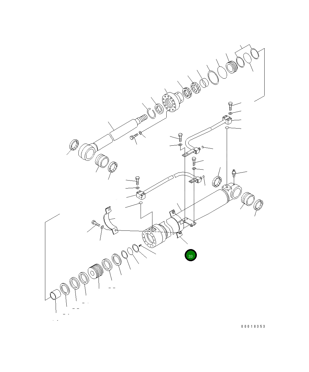 Кронштейн 707-88-25460 Komatsu