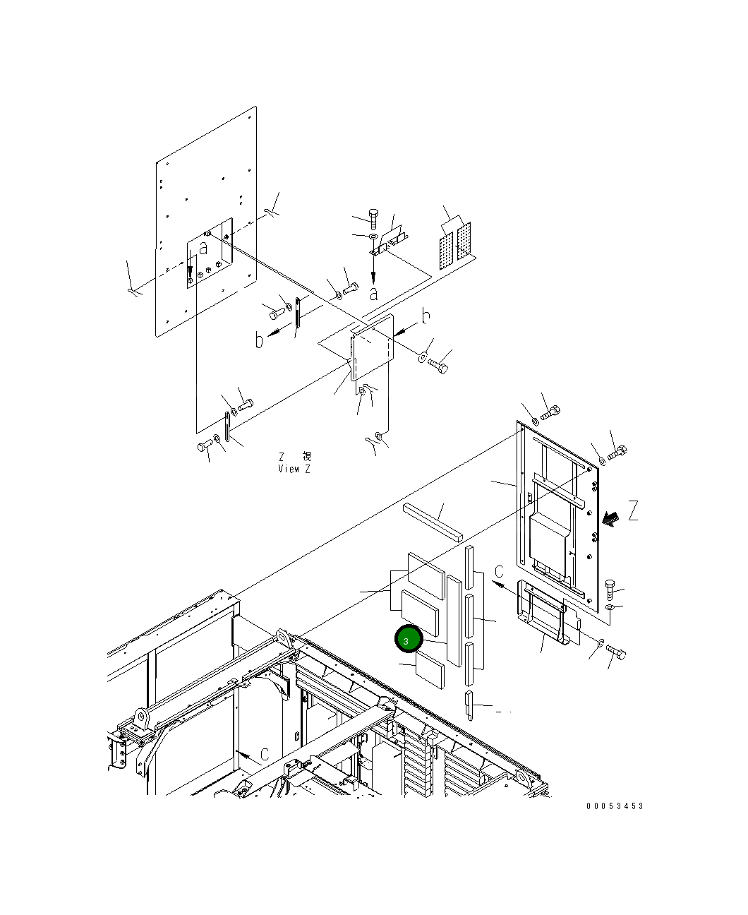 Лист 21T-54-31960 Komatsu