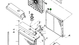 Масляный радиатор 4003729M91 Komatsu