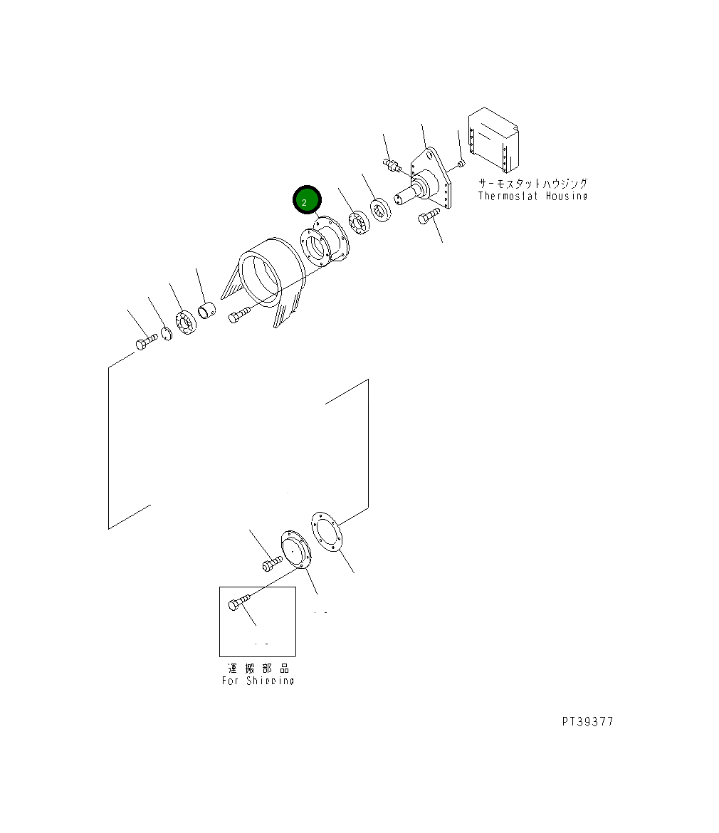 Корпус 6215-61-3320 Komatsu