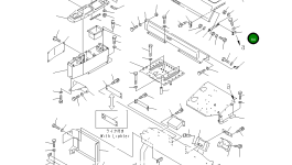 Кронштейн 569-54-64350 Komatsu