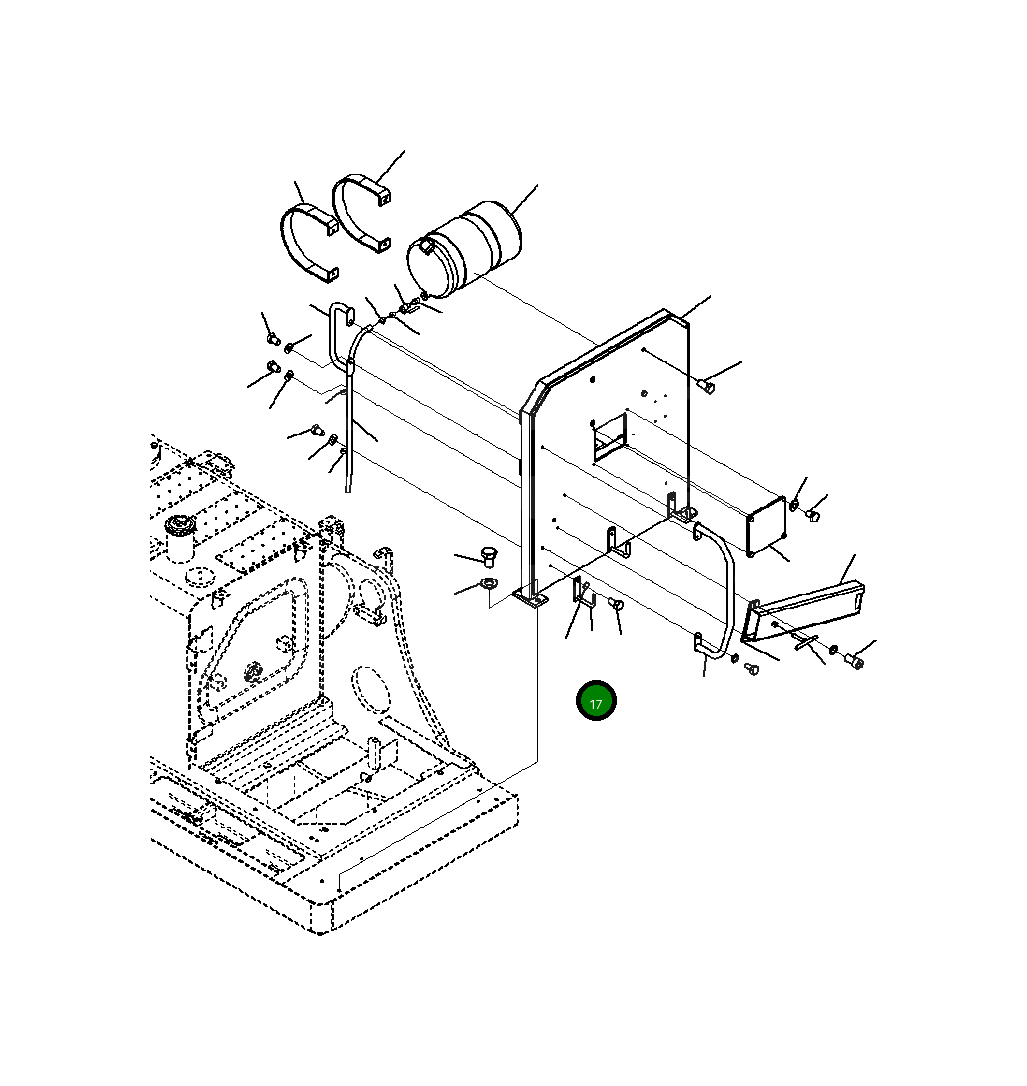 Опора 20Y-960-B450 Komatsu