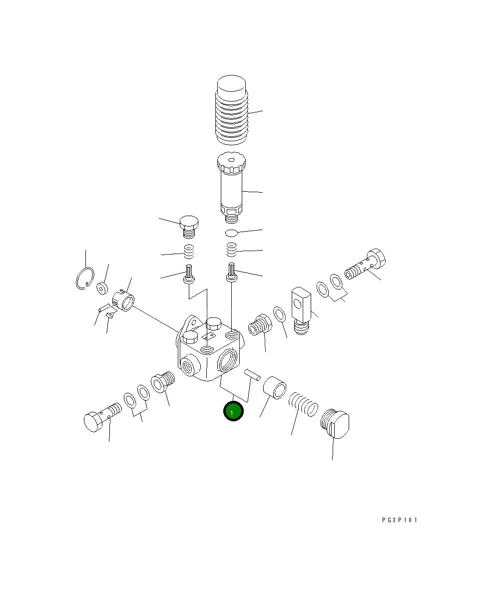 Корпус DK152002-1820 Komatsu