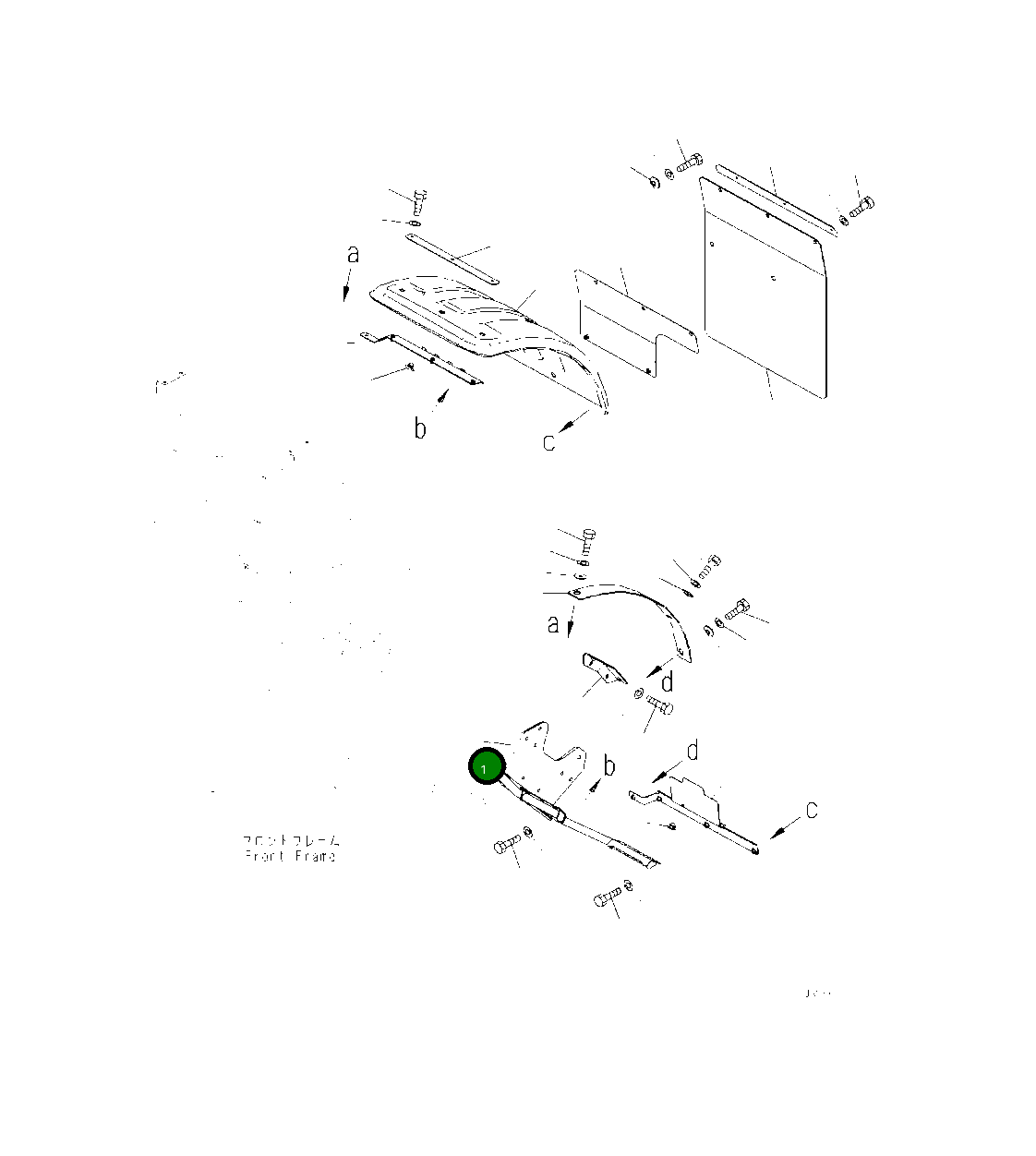 Кронштейн 425-54-54111 Komatsu