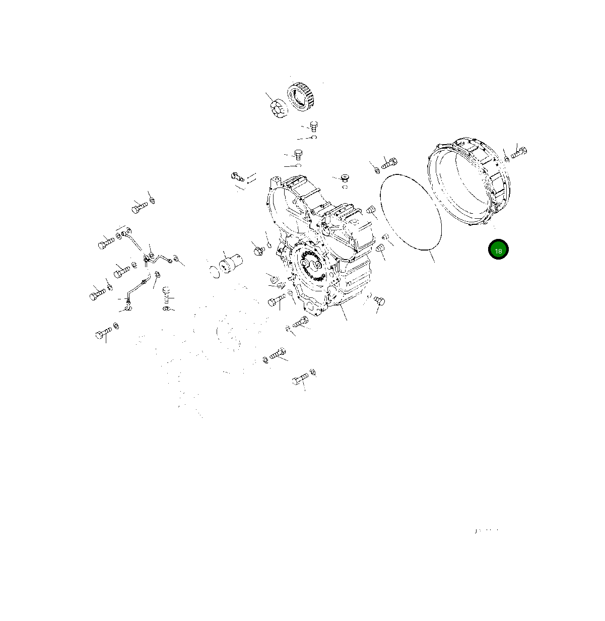 Корпус 425-13-33122 Komatsu