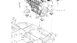 Кронштейн 22H-01-11441 Komatsu