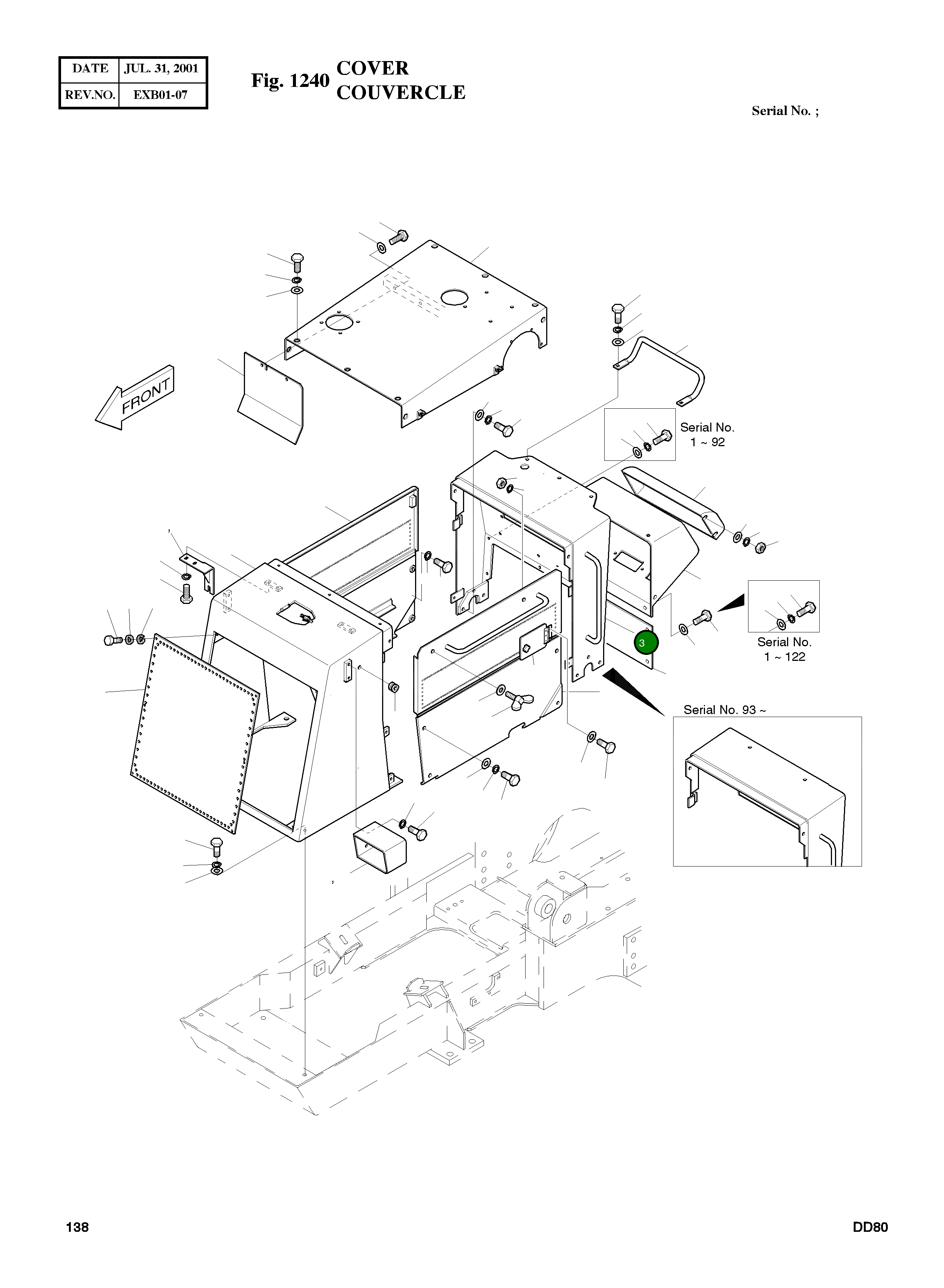 Кронштейн 5621-2717C Komatsu